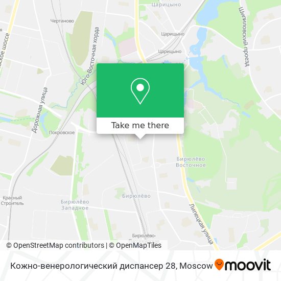 Кожно-венерологический диспансер 28 map