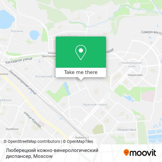 Люберецкий кожно-венерологический диспансер map