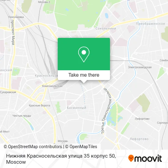 Нижняя Красносельская улица 35 корпус 50 map