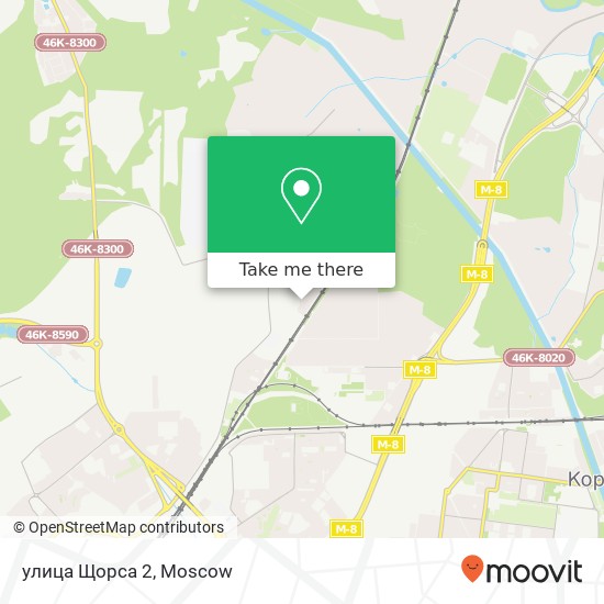 улица Щорса 2 map