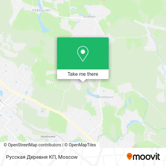 Русская Деревня КП map