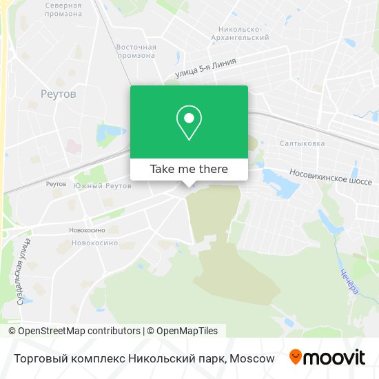 Торговый комплекс Никольский парк map