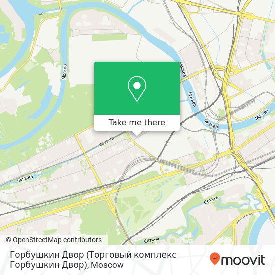 Горбушкин Двор (Торговый комплекс Горбушкин Двор) map