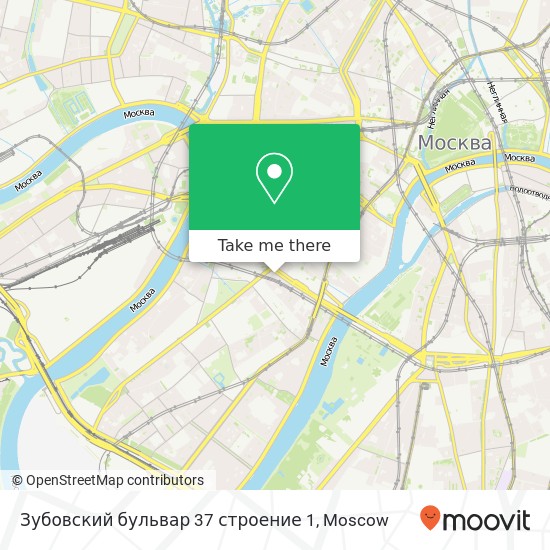 Зубовский бульвар 37 строение 1 map