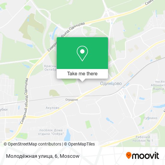 Молодёжная улица, 6 map