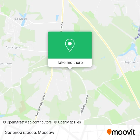 Зелёное шоссе map