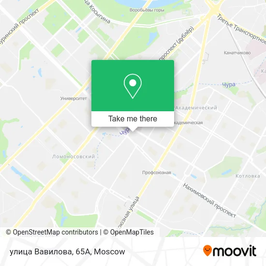 улица Вавилова, 65А map