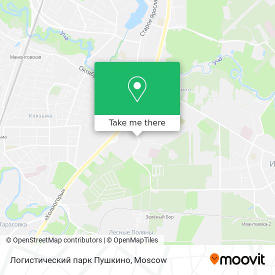 Логистический парк Пушкино map