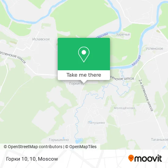 Горки 10, 10 map