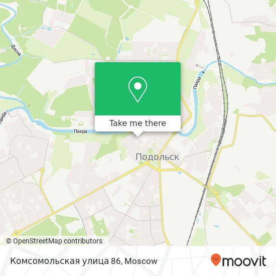 Комсомольская улица 86 map