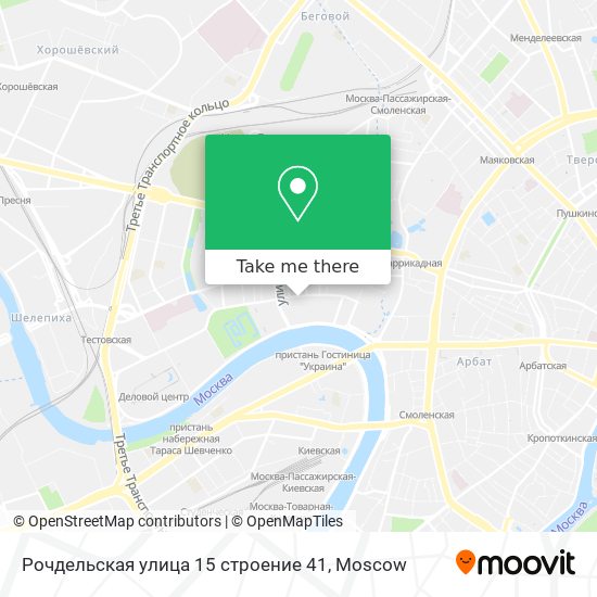 Рочдельская улица 15 строение 41 map