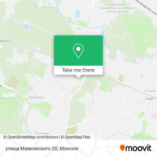 улица Маяковского 20 map