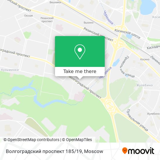 Волгоградский проспект 185/19 map