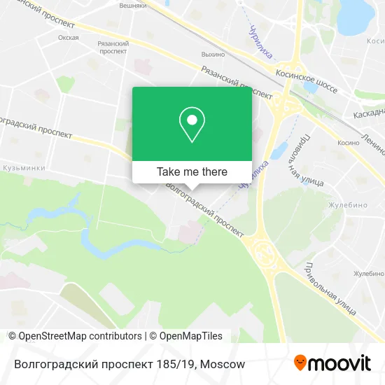Волгоградский проспект 185/19 map