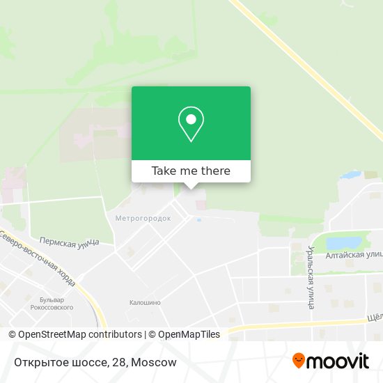 Открытое шоссе, 28 map