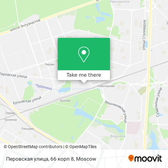 Перовская улица, 66 корп 8 map