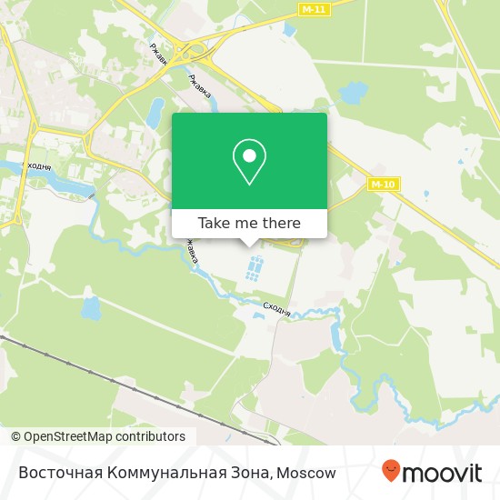 Восточная Коммунальная Зона map