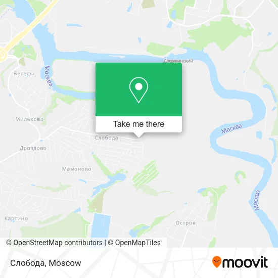 Слобода map