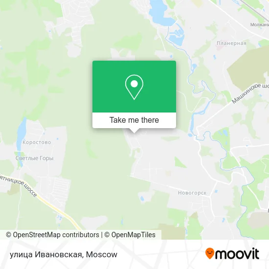улица Ивановская map