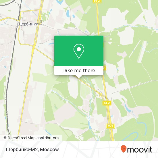 Щербинка-М2 map