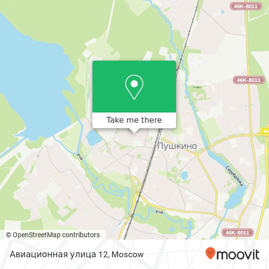 Авиационная улица 12 map