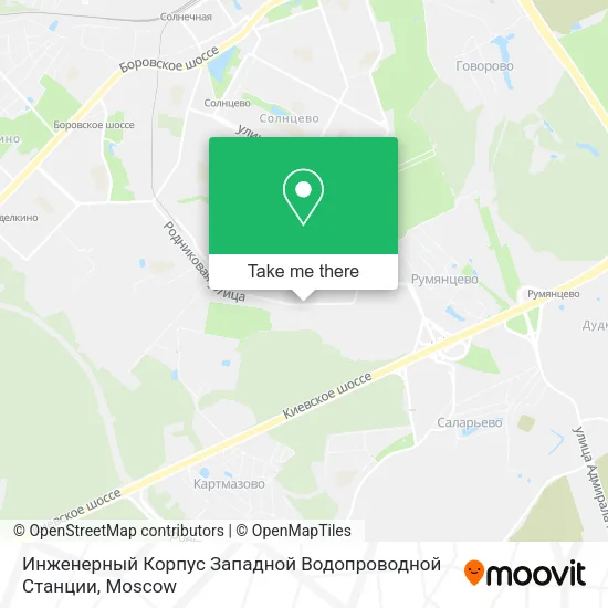 Инженерный Корпус Западной Водопроводной Станции map