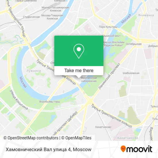 Хамовнический Вал улица 4 map