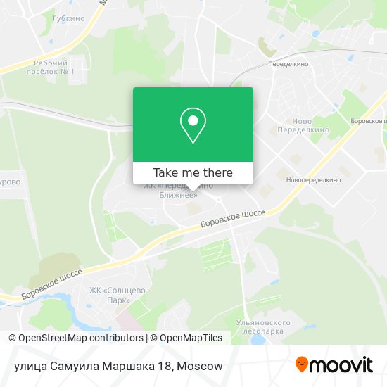 улица Самуила Маршака 18 map