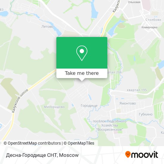 Десна-Городище СНТ map
