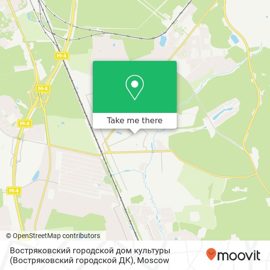 Востряковский городской дом культуры (Востряковский городской ДК) map