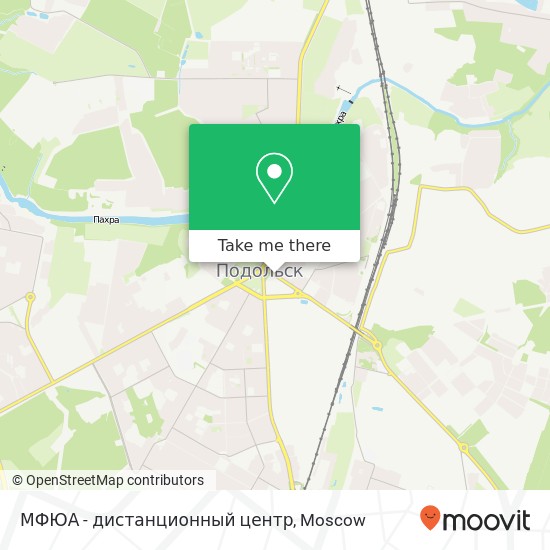 МФЮА - дистанционный центр map