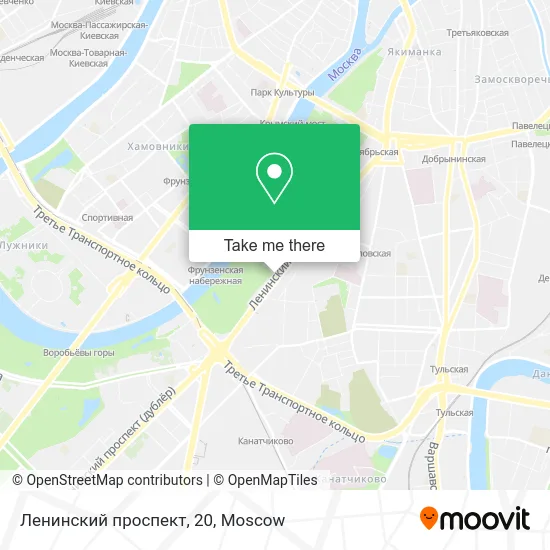 Ленинский проспект, 20 map