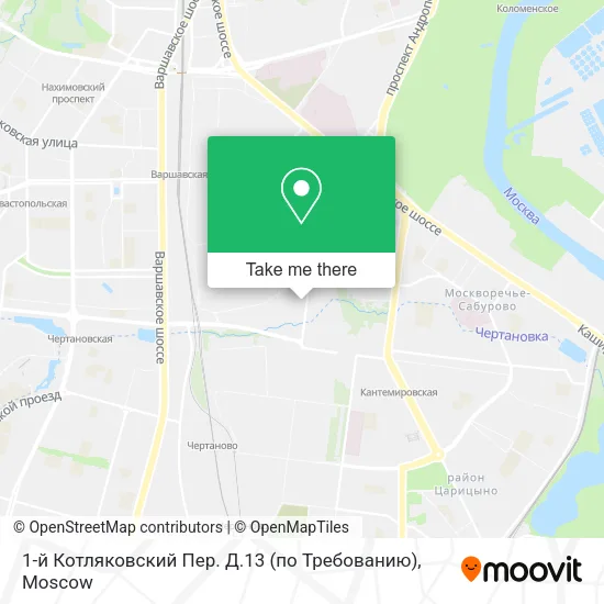 1-й Котляковский Пер. Д.13 (по Требованию) map