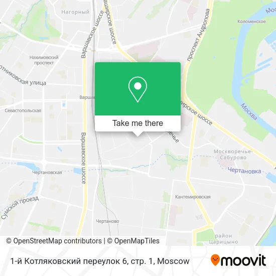 1-й Котляковский переулок 6, стр. 1 map