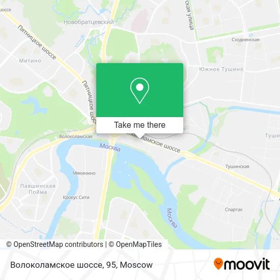 Волоколамское шоссе, 95 map