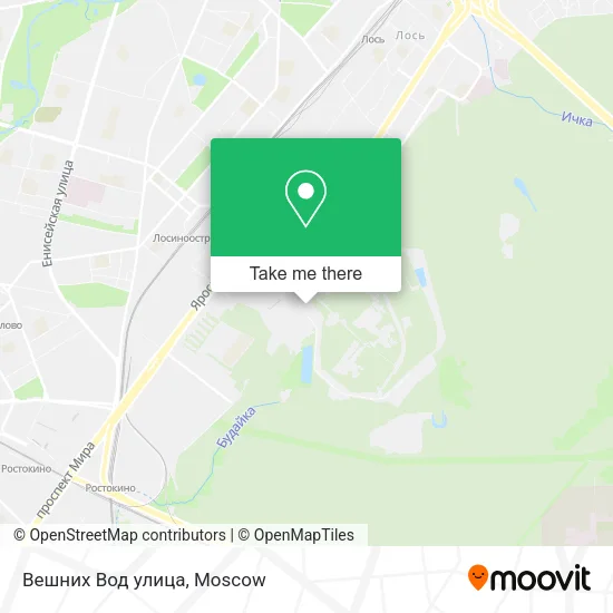 Вешних Вод улица map