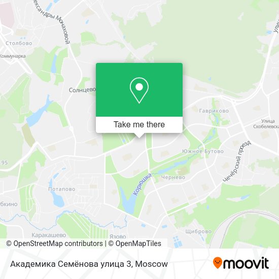 Академика Семёнова улица 3 map
