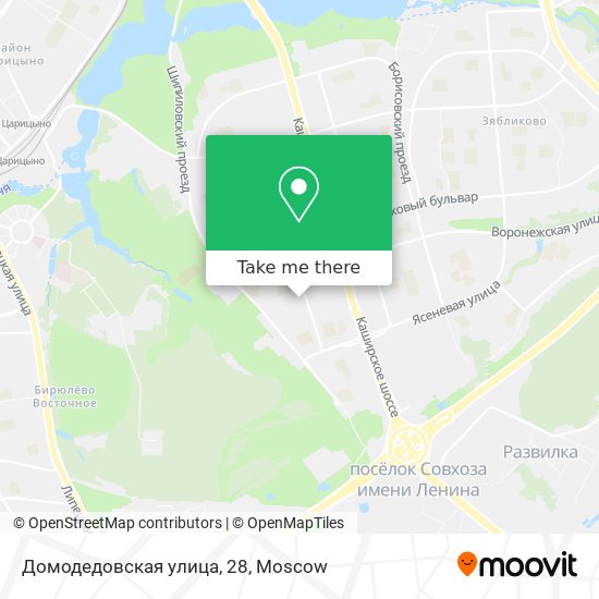 Домодедовская улица, 28 map