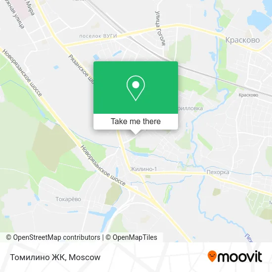 Томилино ЖК map