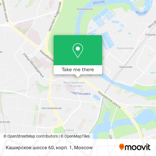 Каширское шоссе 60, корп. 1 map