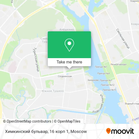 Химкинский бульвар, 16 корп 1 map