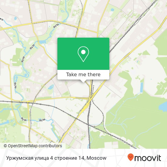 Уржумская улица 4 строение 14 map