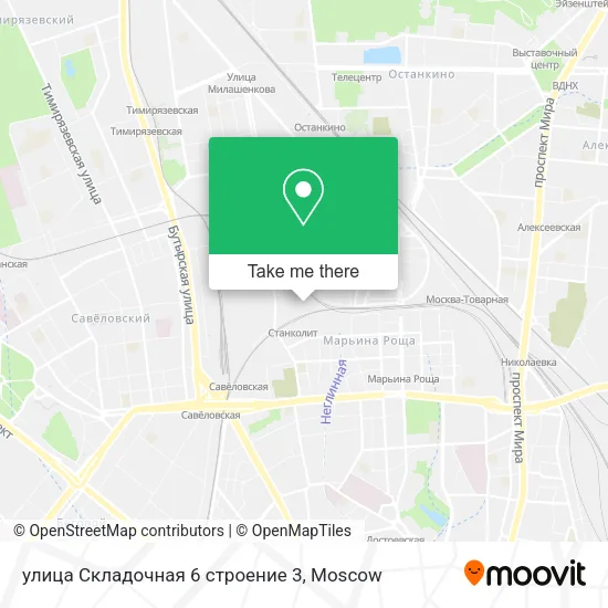 улица Складочная 6 строение 3 map