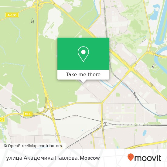 улица Академика Павлова map