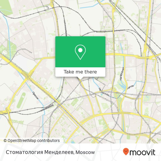 Стоматология Менделеев map