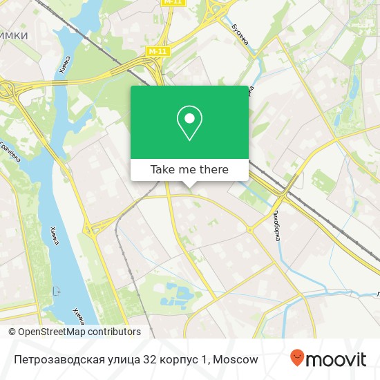Петрозаводская улица 32 корпус 1 map