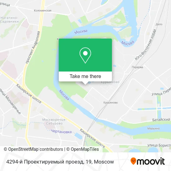 4294-й Проектируемый проезд, 19 map