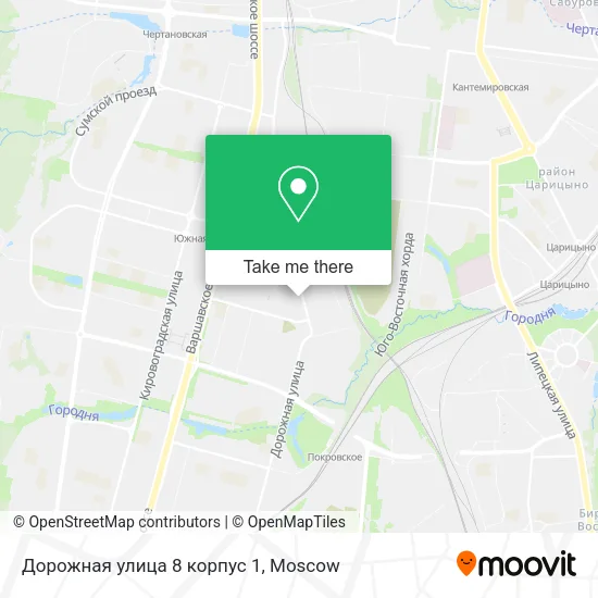 Дорожная улица 8 корпус 1 map