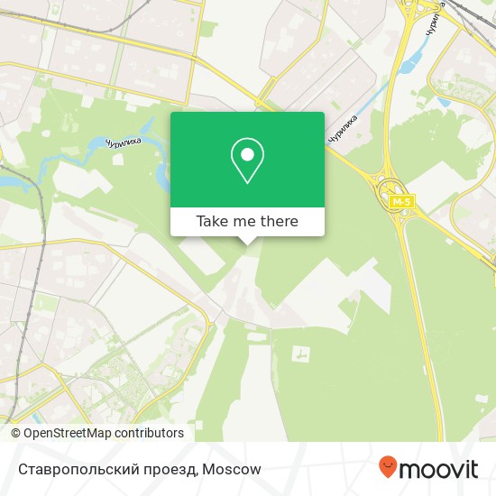 Ставропольский проезд map
