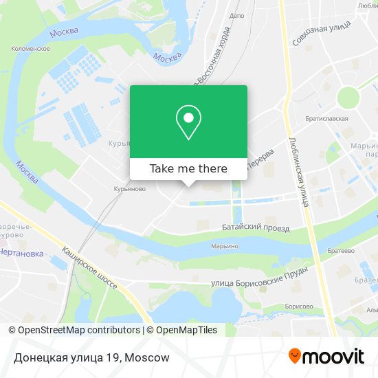 Донецкая улица 19 map